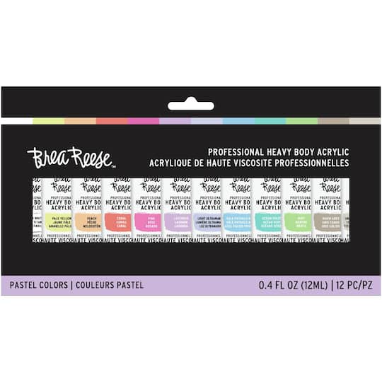 Brea Reese&#x2122; 12 Color Pastel Acrylic Paint Set